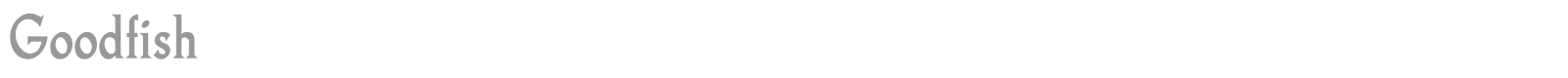 Goodfish font preview
